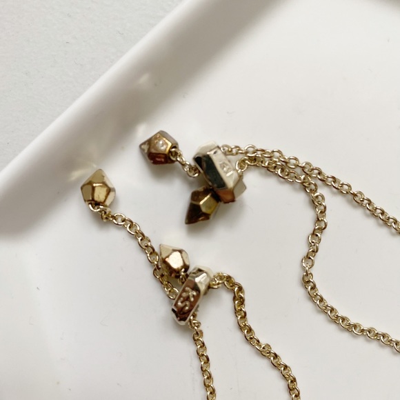 Kendra Scott Elaina multi and silver drusy gold bracelets - Picture 3 of 4